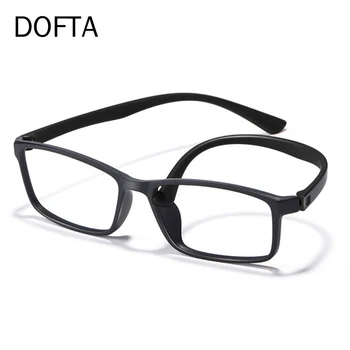 DOFTA Ultraligero TR90 Gafas de Marco Hombres Óptica Miopía Gafas Macho de Plástico de Titanio Anteojos Recetados 5196A