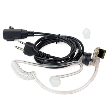 Aire tubo de sonido de los auriculares con micrófono para walkie talkie Midland Alan GXT G6 G7 G8 G9 75-810 GXT650 LXT80 auriculares inalámbricos