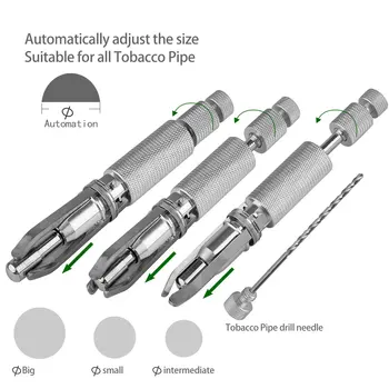 Nueva 1pcs acero inoxidable del ensanchador de la herramienta de 6 hoja de tabaco de pipa de Carbono rascador Escariador de Fumar Pipa de Accesorios