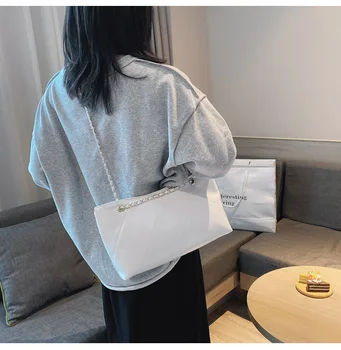 La nueva casual Lingerer bolso de mano para las mujeres en 2020 es la nueva tendencia en la moda. Es versátil de la cadena y de un solo hombro bolso de mano