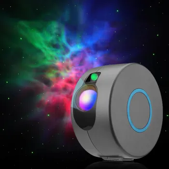 Nuevo Cielo Estrellado de la Lámpara de Proyección Con mando a distancia, Luz de Noche LED de colores Láser 3D de la Nebulosa de Luz Para Niños Bebé Dormitorio