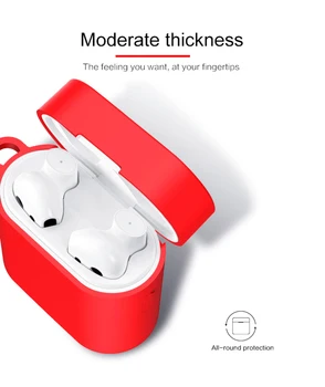 Caso de la Cubierta protectora para el Xiaomi Mi Aire 2 TWS Auriculares Inalámbricos de Bluetooth de la Bolsa de Auriculares Caso de Xiaomi Airdots Pro 2 a prueba de Golpes