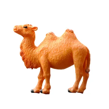 BAIUFOR 4 PCS Camello Estatuilla Modelo Mini Desierto Barco de Hadas Jardín Miniaturas de BRICOLAJE Nieve Globo Decoración, Accesorios para el Hogar