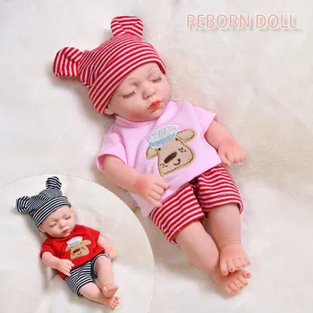 30 Cm de Reborn Baby Doll de PVC Recién nacido Bebe Reborn Regalos Sorpresa a los Niños Juguetes para Niñas Regalos de Cumpleaños Lindo Bebé Muñecas de los Niños de Regalo