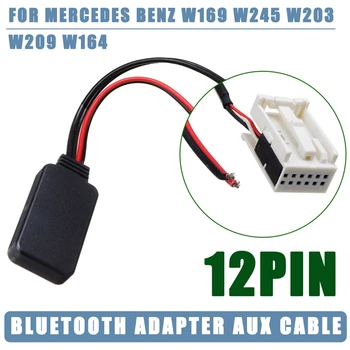 12-Pin De La Placa Del Módulo Inalámbrico De Música Estéreo Bluetooth Adaptador Receptor Auxiliar Auxiliar Cable De Audio Para Mercedes-Benz W169 W245 W203
