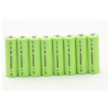 10 Pcs/Lote 1.2 V Ni-MH 3000mAh Pilas AA Batería Recargable de NI-MH AA de la batería para la cámara juguetes etc