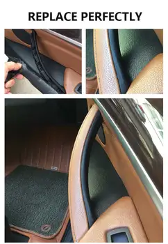 3PCS/set RHD Mano Derecha de la Unidad Beige Exterior, Interior de Cuero, Interior de la Puerta Manija del Tirón Recorte de Panel de Cubierta Para BMW E70 E71 X5 X6 2007-13