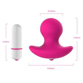 Wearable Consolador Vibrador para Mujeres Masturbador Clítoris Estimulador Vaginal Bragas de Kegel Bola de Bala Vibrador Máquina Sexual Sex Shop
