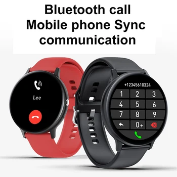 LIGE Mujeres Nuevo Reloj Inteligente Bluetooth para llamadas Monitorización de la Frecuencia Cardíaca de las Señoras de los Deportes de la Pulsera Inteligente Reloj de Fitness Tracker Smartwatch