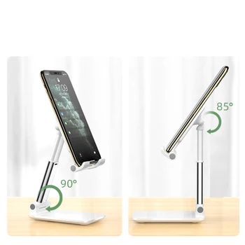 Universal Ajustable de Escritorio Teléfono Celular Titular para el iPhone iPad Samsung Tablet Escritorio Móvil de Montaje Teléfono Titular de Soporte de Apoyo