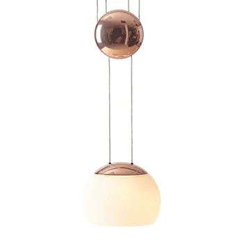 Posmoderno Nórdicos Diseñador Restaurante Sala de estar cuarto de Hotel de Estudio Creativo Simple de la Mesilla de Levantar Bola de Cristal colgante de las luces