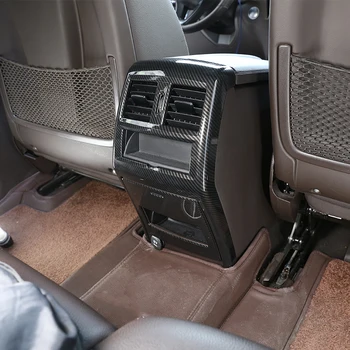 2Pcs ABS Posterior del Coche de la Fila de Aire Acondicionado Ventilación Marco de Recorte Para Mercedes Benz GLE Clase GL GLS ML320 350 400 2013-2019 Accesorios