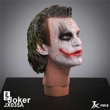 En Stock JXTOYS-035 1/4 de Escala Figura Masculina Accesorio de el Caballero Oscuro, El Joker Cabeza Sculpt Talla de Modelo de 12