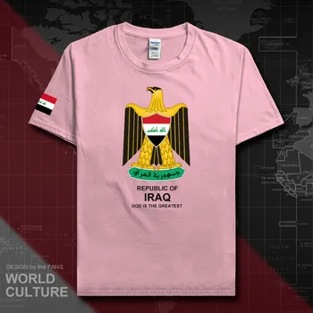 República de Iraq Iraq camiseta de los hombres de la moda de 2018, camisetas de la nación equipo de algodón t-shirts ropa deportiva camisetas país IRQ 20