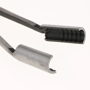 27.5 cm de Coche Cable de la bujía de Eliminación de los Alicates de la Curva de la Cabeza del Sello de la Válvula Anillo Alicates Tirando del Cilindro Cable Mangos Aislados de la Abrazadera de la Herramienta