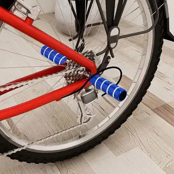 1 Par antideslizante de Aluminio de Aleación MTB Bicicleta de Pedal de Bicicleta Delante del Eje Trasero, estriberas BMX Reposapiés Palanca Cilindro Accesorios de Moto