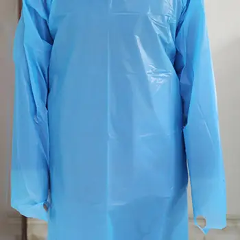 Pack De 10 Azules Desechables, Bata De Aislamiento De Protección Aislamiento Del Vestido De La Ropa FluidResistant Impermeable Resistente A Salpicaduras