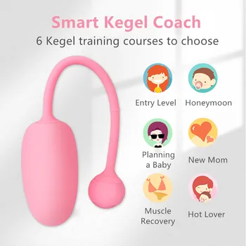 La magia de Movimiento de Kegel Master Ball Bluetooth Vibrador de la APLICACIÓN de Control Remoto Inteligente Vagina Apriete de Formación Benwa Pelota de Juguete del Sexo para la Mujer
