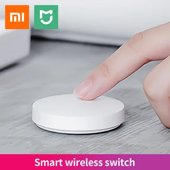 Xiaomi Mijia Smart Switch Inalámbrico Zigbee Smart Home Accesorios para el Dispositivo Mihome Centro de Control de Trabajar con Mi Casa de la Aplicación de Puerta de enlace