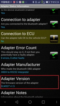 MINI ELM327 OBD2 V1.5 Con PIC18F25K80 Chip Bluetooth ELM 327 de la Versión 1.5 de OBD2 / OBDII para Android Par de Coches Escáner de Código de
