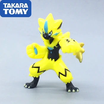 Pokemon Figura de Acción de Pokemon MC Lucha Versión Zeraora Modelo de Tabla de Adorno Colecciones de Juguetes