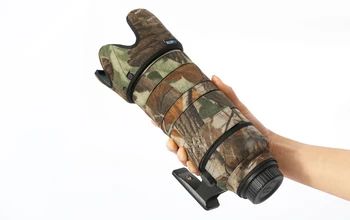 ROLANPRO Impermeable de la Lente de Camuflaje Capa de Cubierta para la Lluvia para Nikon Nikkor AF-S 70-200mm f/2.8 G ED VR II de la Lente de la funda Protectora de Armas de fuego