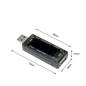 MOSEKO 3 en 1 de la Electrónica Actual Capacidad de Voltaje Probador de Detector Móvil Banco de la Alimentación por USB Voltios Medidor de Corriente USB Cargador Médico
