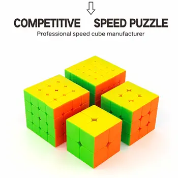 Moyu Embalaje Caja de Regalo 2x2 3x3 4x4 5x5 Cubo de la Velocidad Cubo Mágico Profissional Rompecabezas Juguetes Para los niños de los Niños de Juguete de Regalo
