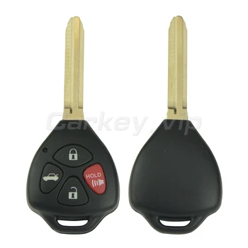 Remotekey GQ4-29T 4 botón de 315 Mhz con G chip TOY43 cuchilla para coche Toyota Corolla de las teclas del control remoto 2010 2011 2012