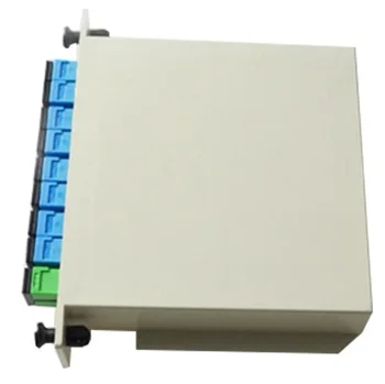 10pcs SC/UPC Mini PLC 1X8 divisor de la Fibra Óptica Caja de PLC 1x8 separador de Fibra de FTTH PLC Splitter Box Único Modo de