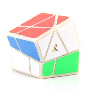 MF8 de Peces de Forma Sesgada Cubo Mágico Skewbed Profesional Neo Velocidad de Puzzle y Retorcido Cerebro Teaser de Juguetes Educativos Para Niños
