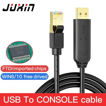 Usb a la consola de configuración de línea de USB a RJ45 de Huawei, Cisco H3C interruptor de serie 232 depuración de la línea de