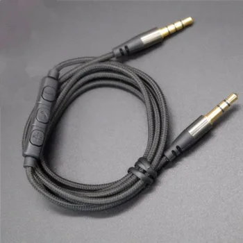 Reemplazo del Cable AUX Cable con control Remoto y Micrófono para Sony MDR-Z1000 MDR-7520 MDR-X10 X920 XB900 MDR-1RNC MDR-1RB Auriculares Auricular