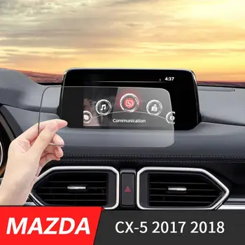 GPS del coche de la Pantalla de Navegación en Acero Templado Protector de Cine para el Mazda CX-5 CX5 2017 2018 Control de la Pantalla LCD Sticke Coche Estilo