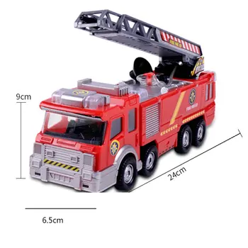 Camión del camión de Bomberos de Juguetes de Fireman Sam Fuego Vehículo Automóvil Educativo Spray de Agua de Juguete para Niño Niños