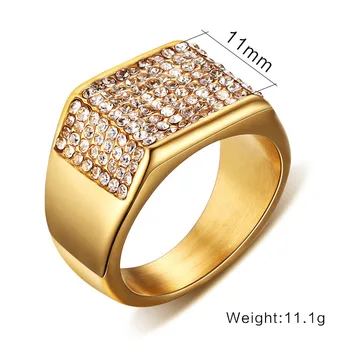 FXM TR29 más populares de la nueva llegada de la moda único de doble anillo tiene plata oro total piedra envío gratis