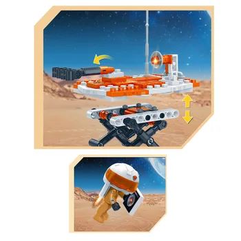 BanBao Explorar el mundo de Marse Modelos Buggy Astronautas Ladrillos de Juguete para Niños Amigo Gifs Bloques de Construcción 6419