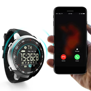 Reloj inteligente Multifuncional de los Deportes de la Pulsera de la Pulsera Inteligente IP67 de la Frecuencia Cardíaca Ajuste Poco Inteligente Relojes Digitales para Android IOS