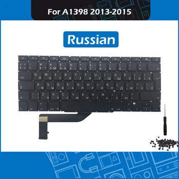 Portátil A1398 teclado ruso de Diseño Para el Macbook Pro Retina De 15