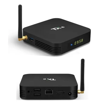 TX6 Allwinner H6 4 GB 32 GB 4 GB 64 GB Android 9.0 caja de tv Soporte 4K Doble WiFi Youtube Smart TV Box PK Tanix TX6 X96mini
