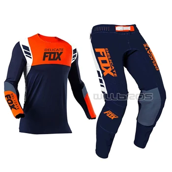 Nueva Llegada 2021 Delicado Fox Flexair Mach Traje De Ciclistas De Montaña De Offroad Racing Jersey Pantalones Para Hombre Kits