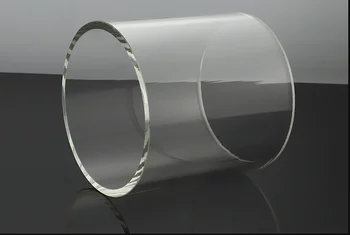 Vidrio de borosilicato columna, Exterior diámetro 65 mm , Altura de 50 mm, tubo de vidrio de Borosilicato(Error de ±1mm)