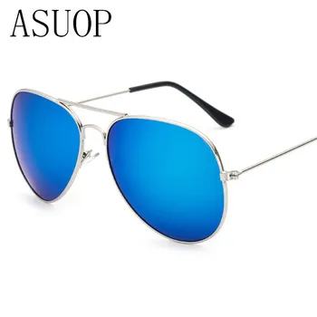 Nueva UV400 de los niños gafas de sol de chico chica piloto de la moda pop metal gafas retro clásico diseño de la marca ovalada gafas de sol