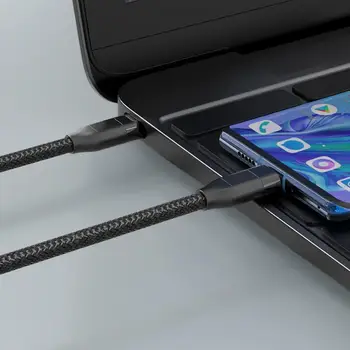 Los Cables de 100w USB C a Tipo C Cable Cargador Rápido 4.0 USB C DP Cable de Carga Rápida Para Xiaomi Samsung Macbook pro Cable de Datos Cable de