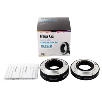 Meike MK-P-AF-3A Macro de Enfoque Automático tubo de Extensión Anillo de AF para Micro cuatro sistema de tres Panasonic Olympus micro Cámaras mirrorless
