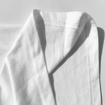Venta caliente 2021 de la mujer más el tamaño de la causal de algodón de las camisetas de encargo de la impresión del logotipo Algodón blanco delgado de las mujeres camiseta