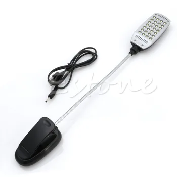 Pro Flexible USB/de Alimentación de la Batería 28 de Luz LED de Clip-en la Cama, Mesa Escritorio, Lámpara de Lectura