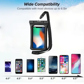 Oppselve Universal Impermeable Caso de Natación Cubierta de Bolsa de la Bolsa de Teléfono Móvil Coque a Prueba de Agua Caso Para el iPhone 11 Pro Max de Huawei, Xiaomi