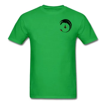 T-Shirt para Hombres Viking Dragón Emblema Camisetas Impreso de Manga Corta de Estilo Chino de la Camiseta de Algodón Tops Camisetas Ropa Blanca Slim Fit