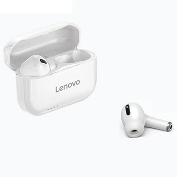 Lenovo LP1S TWS Bluetooth 5.0 de Auriculares Inalámbricos Estéreo Bass Auriculares con Cancelación de Ruido de los Deportes de la prenda Impermeable de Auriculares